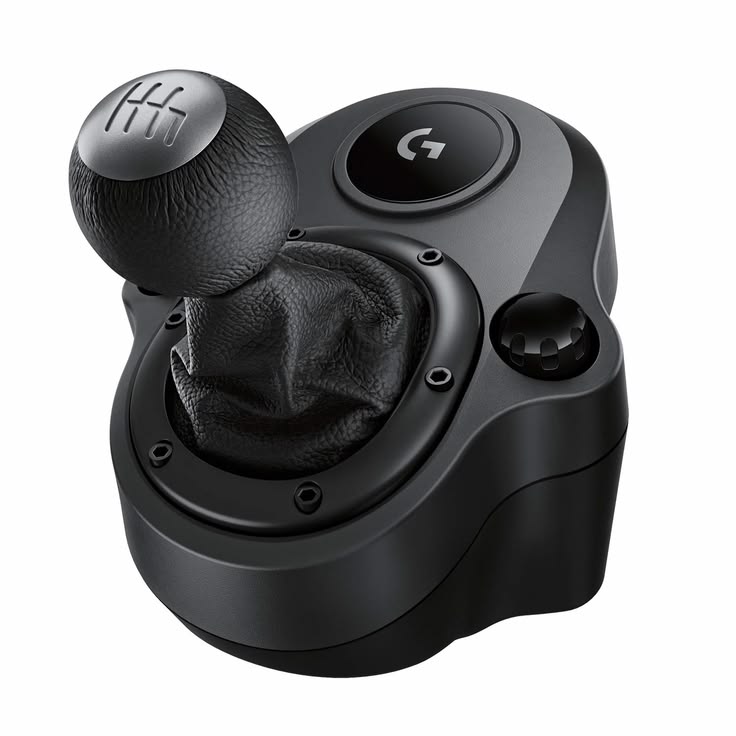Logitech Driving Force Shifter for G29 G920 G923 – 6-Speed Racing Gear Shifter with Push-Down Reverse, Black, Open Box – Like New, Fully Working