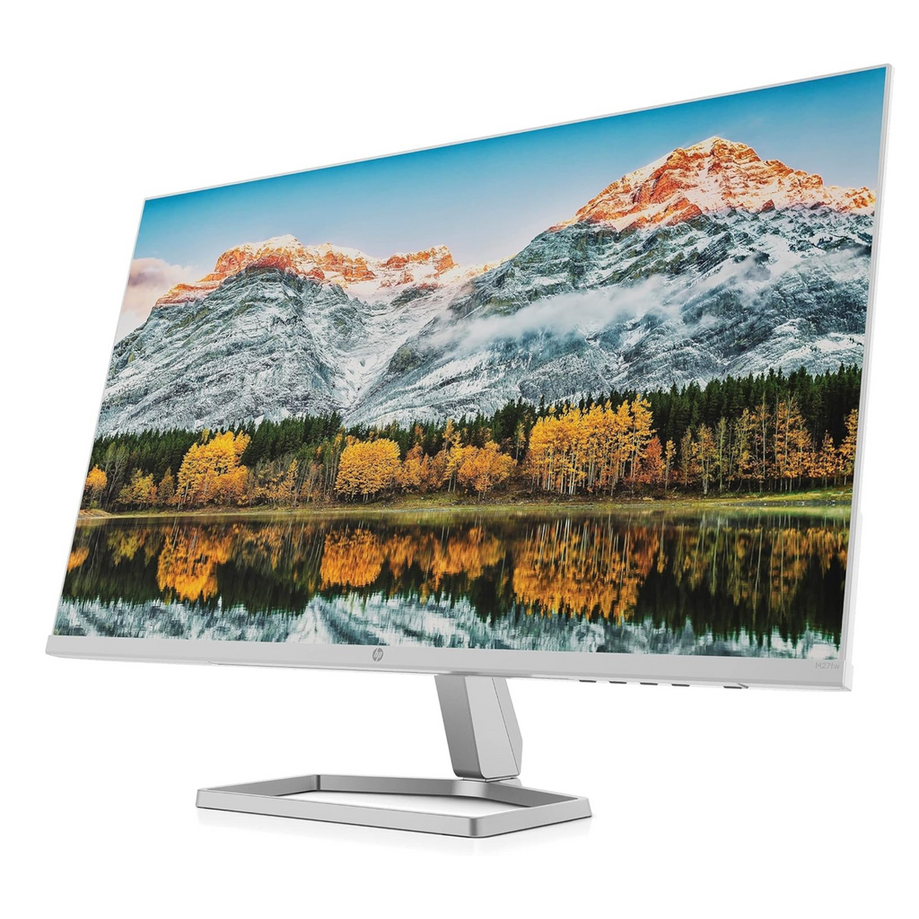 HP M27fw Full HD 27" IPS LCD Monitor with AMD FreeSync 2021 Model - Silver White