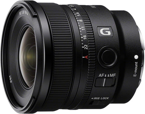 Sony FE 16mm F1.8 G | Ultra-Wide Prime Lens | Sony Full-Frame Lens | G Lens | F1.8 Ultra-Wide Lens