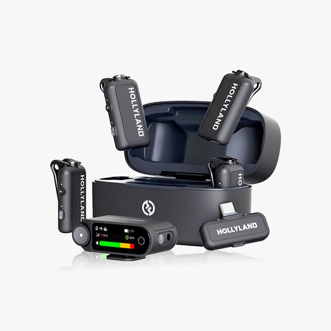Hollyland LARK MAX 2 Combo 4-Person Wireless Mic | CamCity Dubai
