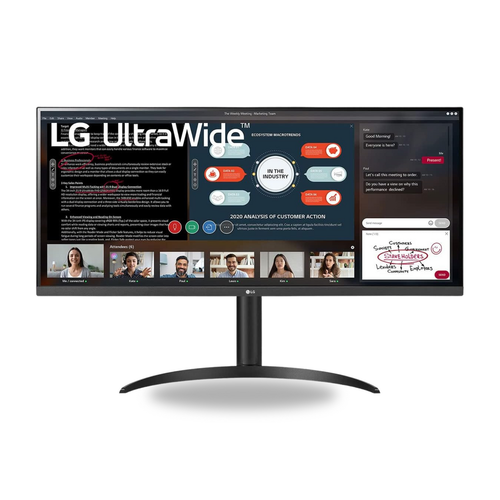 LG 34WP550 34-Inch 21:9 UltraWide Full HD (2560 x 1080) IPS Borderless Monitor with AMD FreeSync - Black