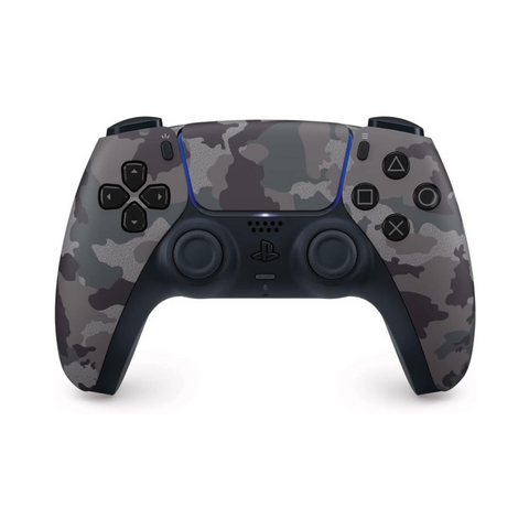 Sony PlayStation 5 DualSense Wireless Controller, Haptic Feedback, Adaptive Triggers, Built-in Microphone And Headset Jack, UAE Version, Grey Camouflage