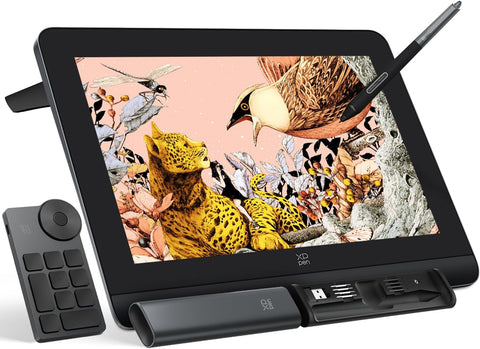XP-PEN Artist Pro 16(Gen 2) Graphics Tablet, Digital Drawing Pad, Pen Tablet with 16 Inch QHD Screen, Monitor with Mini Direct Keyboard Shortcut, Fully Laminated with Stand, Smart X3 Pro Chip