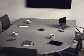 Jabra Speak 750 Speaker Phone - Microsoft Teams Certified Portable Conference Speaker with Bluetooth Adapter and USB - Connect with Laptops, Smartphones and Tablets- Black