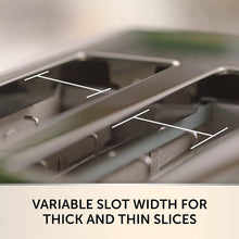 Breville High Gloss 2-Slice Toaster with High-Lift & Wide Slots | Cream & Stainless Steel [VTT967]