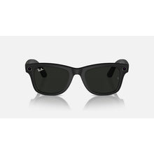 Meta Ray-Ban Smart Glasses Wayfarer Large 53/22/155 Matte Black/Clear to G-15 Green Transitions RW4008
