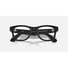 Meta Ray-Ban Smart Glasses Wayfarer Large 53/22/155 Matte Black/Clear to G-15 Green Transitions RW4008