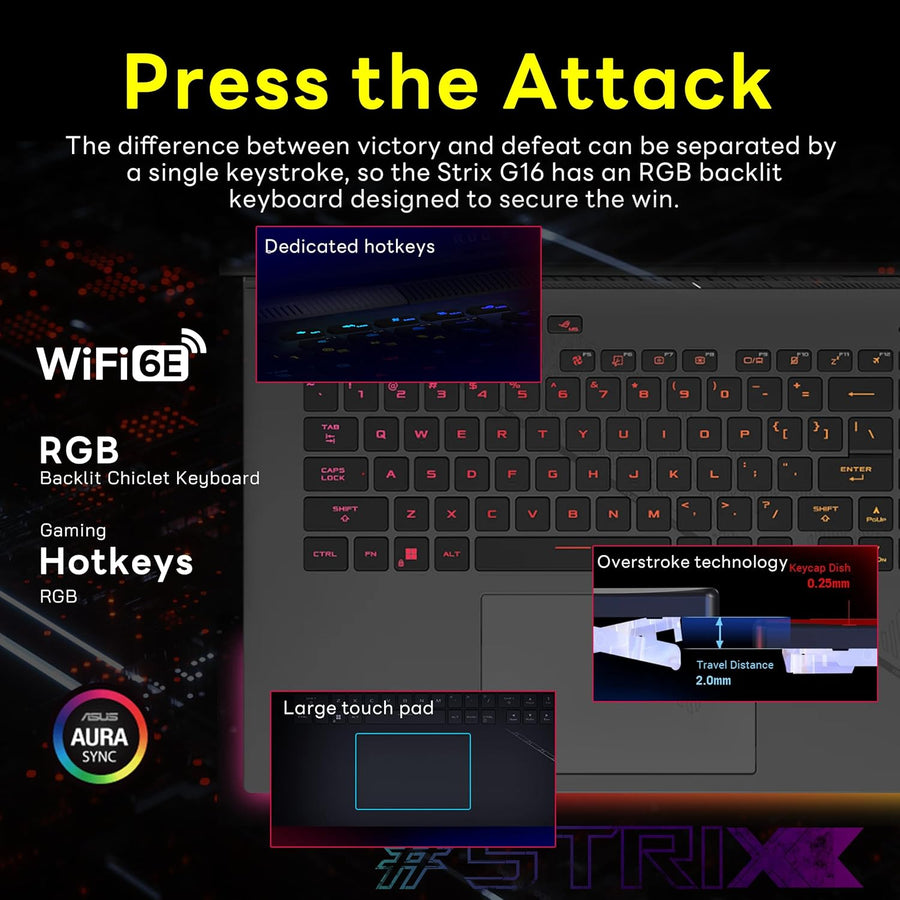 ASUS ROG Strix G16 16" 165Hz FHD Gaming Laptop