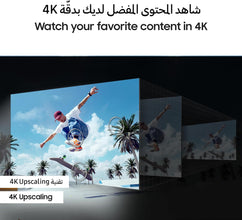 Samsung 65 Inch Crystal UHD TV, DU8000, 4K, Dynamic Crystal Color, AirSlim Design, Samsung Knox Security, Samsung TV Plus, Tizen Smart TV, UA65DU8000UXZN (2024 - UAE Version)