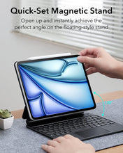 ESR iPad Air 11 inch Case with Keyboard (M3/M2, 2025/2024), iPad Pro 11 (4th/3rd/2nd/1st Gen) & iPad Air 5th/4th Magic Case, Easy-Set Floating Cantilever Stand, Precision Multi-Touch Trackpad, Black