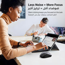 UGREEN Wireless Mouse, 2.4G Ergonomic Optical Mouse, 4000 DPI, 5 DPI Adjustable, 5 Buttons, Silent Click USB Computer Mice for Laptop, PC, Chromebook, Notebook, 15M Wireless Connection Mice Black