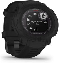GARMIN Solar Rugged Smartwatch Instinct® 2 Tactical Edition | Waterproof Military Smartwatch with Unlimited Battery Life | GPS Smart Watch with Built-in LED Flashlight and Sports Apps