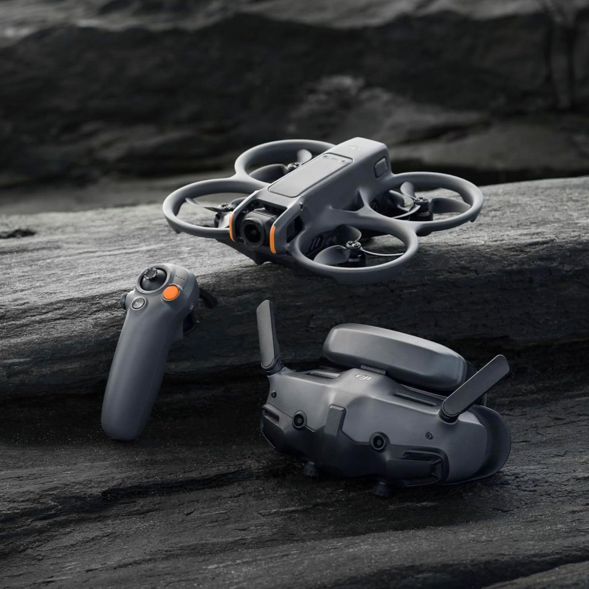 DJI Avata 2 Fly More Combo (1 Battery), FPV Drone with Camera 4K, Built-in Propeller Guard, Goggles 3 and RC Motion 3 Included,