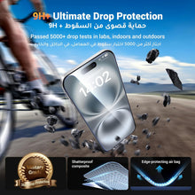 UGREEN iPhone 15/ iPhone 16 Screen Protector 6.1'' 9H Unbreakable Protection HD Ultra Clear Military-Grade Tempered Glass Screen Protector, Easy to Install, Anti Fingerprint, Fit for Most Cases