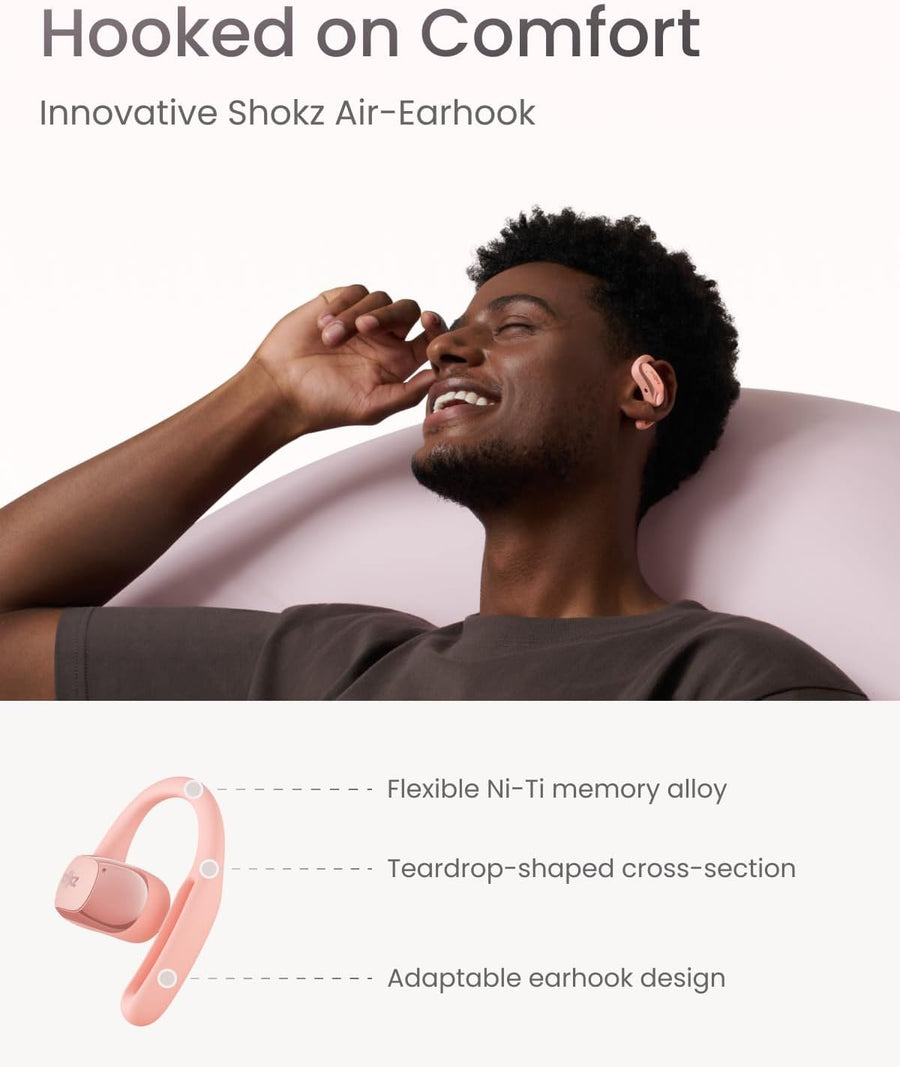 SHOKZ OpenFit Air Open-Ear Headphones