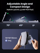UGREEN MagFlow Qi2 15W Wireless Charger, 3 in 1 Fast Charging Qi2 Certified Charger Stand, Foldable Magsafe Compatible with iPhone 16/15/14/13/12, AirPods 4/3/2, Apple watch with 1M Cable