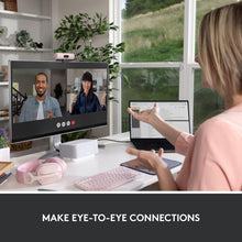 Logitech Brio 500 Full HD Webcam with Auto Light Correction,Show Mode, Dual Noise Reduction Mics, Privacy Cover, Works Microsoft Teams, Google Meet, Zoom, USB-C Cable - Rose