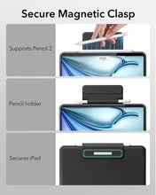 ESR iPad Air 11 inch Case with Keyboard (M3/M2, 2025/2024), iPad Pro 11 (4th/3rd/2nd/1st Gen) & iPad Air 5th/4th Magic Case, Easy-Set Floating Cantilever Stand, Precision Multi-Touch Trackpad, Black