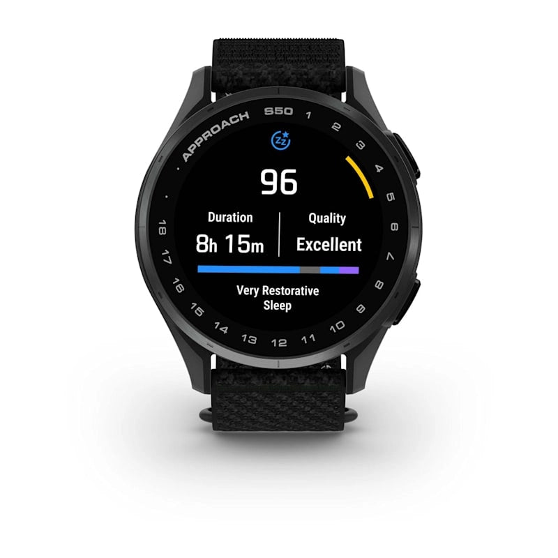 Garmin Approach® S50: Premium GPS Golf Smartwatch with AMOLED Display & Health Tracking