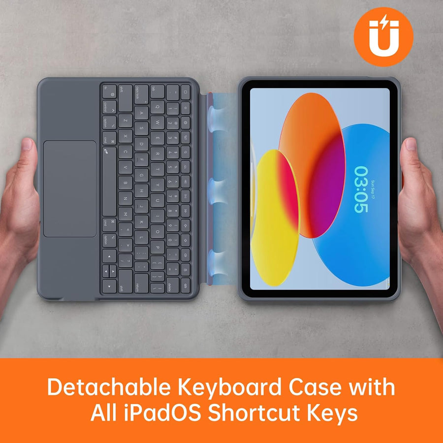 Case with Keyboard Compatible for iPad 10th Generation
