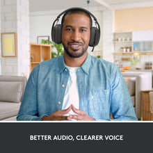 Logitech Brio 500 Full HD webcam and Zone Vibe 100 wireless headphones with noise-canceling mic, works with Microsoft Teams, Google Meet, Zoom, Mac/PC - Graphite