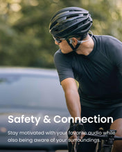 SHOKZ OpenRun Wireless Bone Conduction Headphones, Open-Ear Bluetooth Earphones with Mic, Waterproof Sports Headset with 8H Playtime for Running Workout(Lunar Grey)