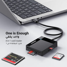 UGREEN USB C SD Card Reader 4-in-1 Memory Card Adapter External For SD Micro MS CF TF Compact Flash Camera Adapter Reader for iPhone 16/15 Series, Samusng S24 Ultra, Huawei, Xiaomi, laptop, Camera