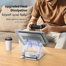 UGREEN iPad Stand 360° Rotation Stable Dual Rod Adjustable Tablet Stand for Desk Tablet Holder Mobile Phone Holder Compatible with iPad Pro/Air Galaxy Tab/iPhone 16, S25 Ultra, All 4-13'' Devices