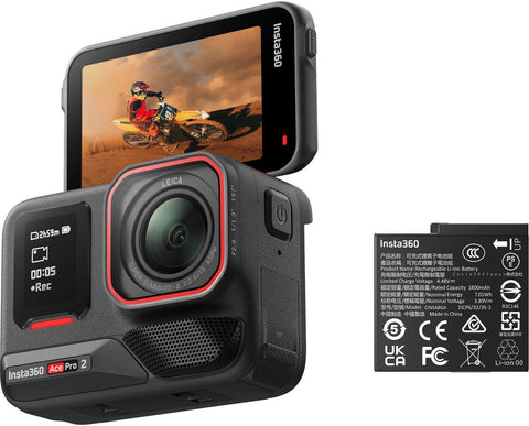 Insta360 Ace Pro 2 Action Camera Bundle, 1/1.3