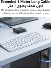 UGREEN USB A Hub 3.0, 1.0M, 4 Ports Multiport Adapter Ultra Slim Data Hub Splitter Multiple USB Extension for Laptop, Desktop PC, Xbox, PS5, Mouse, Keyboard, Flash Drive, U Disk, Printer