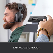 Logitech Brio 500 Full HD webcam and Zone Vibe 100 wireless headphones with noise-canceling mic, works with Microsoft Teams, Google Meet, Zoom, Mac/PC - Graphite