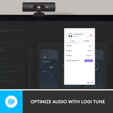 Logitech Brio 500 Full HD webcam and Zone Vibe 100 wireless headphones with noise-canceling mic, works with Microsoft Teams, Google Meet, Zoom, Mac/PC - Graphite