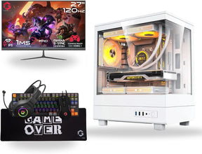 Premium Gaming PC Bundle – i5-12400F | RTX 3050 | 16GB RAM | 500GB SSD with Gaming Accessories & 27