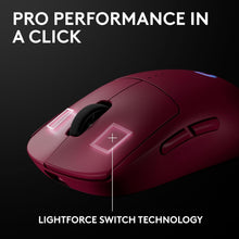Logitech G PRO 2 LIGHTSPEED Wireless Gaming Mouse, Right- or Left-Handed Mouse with up to 4 Customisable and Switchable Magnetic Side Buttons, 44K DPI Sensor, USB-C Charging, for PC/Mac - Pink