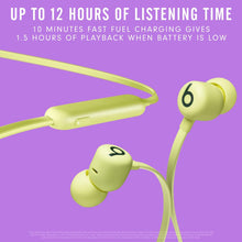 Beats Flex wireless earbuds – Apple W1 headphone chip, magnetic earphones, Class 1 Bluetooth, 12 hours of listening time, built-in microphone – Yuzu Yellow