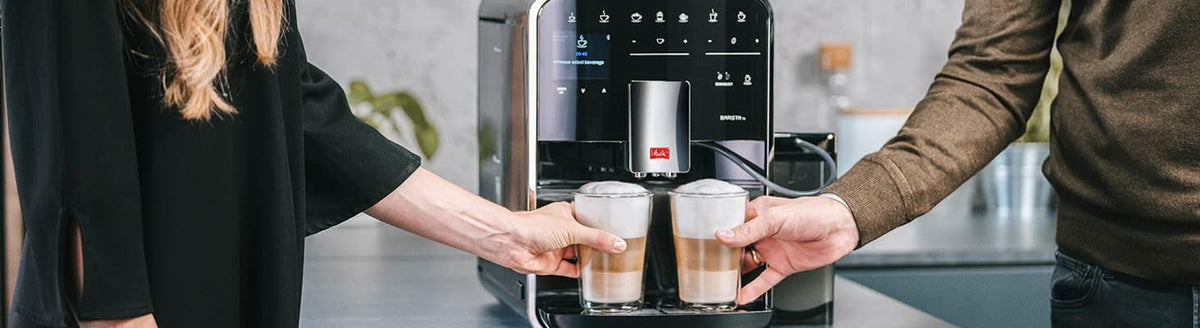 Melitta BARISTA TS Smart Fully Automatic Espresso Coffee Machine With Grinder, Milk Frother, App Control, 2 Years Warranty, F85/0-102, Black
