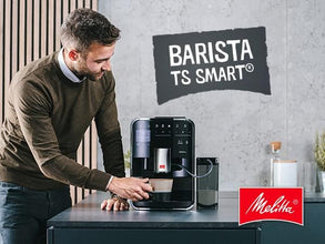 Melitta BARISTA TS Smart Fully Automatic Espresso Coffee Machine With Grinder, Milk Frother, App Control, 2 Years Warranty, F85/0-102, Black