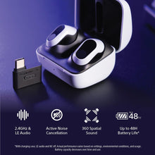 Sony INZONE Buds Truly Wireless Noise Cancelling Gaming Earbuds, 360 Spatial Sound, Industry-leading 12H battery life, Low delay 2.4GHz/LE Audio, For PC/PS5/Mobile/Nintendo Switch, WF-G700N, White