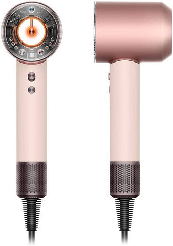 Dyson Supersonic Nural Hair Dryer, Scalp Protect Button, Instant Control, 3 Precise Airflow Settings, 4 Precise Heat Settings, Pause Detect Technology, Ceramic Pink/ Rose Gold | HD16