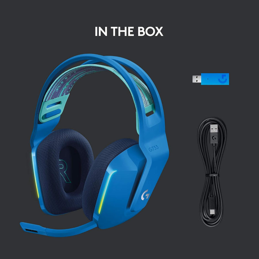 Logitech G733 Lightspeed Wireless Gaming Headset With SUSpension Headband