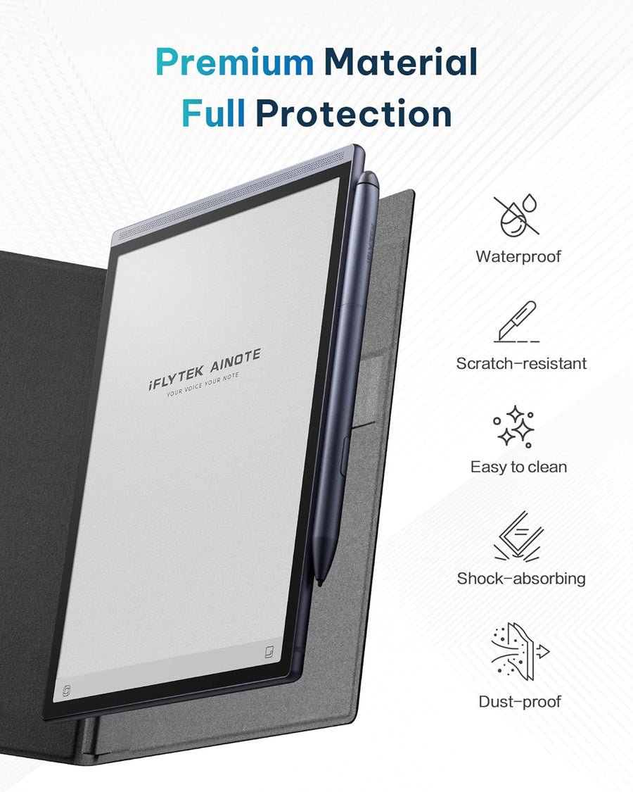 Protective Folio Case for iFLYTEK AINOTE Air2 Note-Taking Tablet 8.2"