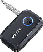 UGREEN Bluetooth Adapter 5.4 for Car, Bluetooth Receiver 3.5mm Jack with Built-in Microphone for Car Stereo/Speaker/Home Stereo/Wired Headphones,15H Battery Life