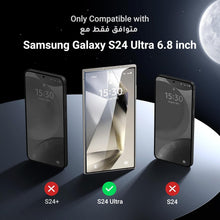 UGREEN S24 Ultra Screen Protector Military-Grade Shockproof Protection Anti Fingerprint and Smudge Screen Protector Easy to Install Bubble Free HD Clear Only Fit For Samsung S24 Ultra 6.8'' 2 Pack