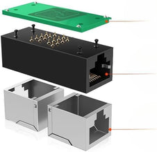2-Pack RJ45 Female-to-Female Ethernet Coupler -Support Cat6/Cat6a/Cat5e LAN Extender Joiner Adapter, High-Speed Internet Network Cable Extension for WiFi Router, LAN, USB Switch, Powerline Connector