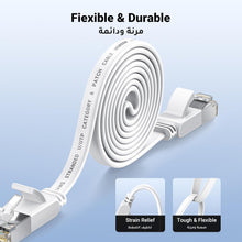 UGREEN Ethernet Cable Cat6 15M Gigabit Flat Network Coed 1000Mbps High-Speed Shielded Internet Cable RJ45 Ethernet Wire Patch Compatible for Laptop, PC, PS5 PS4, TV, Modem, Router, Hub, Switch