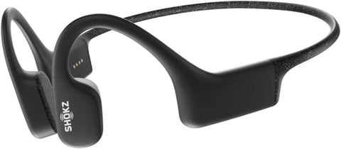 SHOKZ OpenSwim(formerly Xtrainerz) Swimming MP3 Headphones, Open-Ear Bone Conduction Headset, IP68 Waterproof, 4 GB Memory, MP3 Player For Swimming, Surfing, Running【No Bluetooth】（Black Diamond）