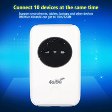 Airshi Mobile Hotspot, Portable Unlocked Mobile WiFi Router 4G LTE Router Built in 3200MAh Battery & Sim Card Slot, Up to 300Mbps Download Speed & Up to 10 WiFi Connect Devices