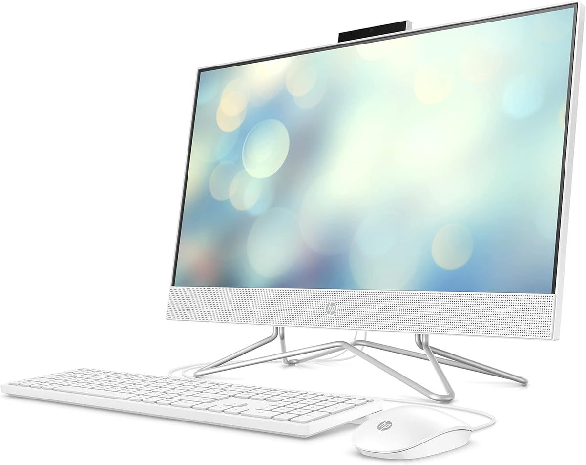 HP All-in-One 24 inch Desktop, 11th Generation Intel Core i5-1135G7 Processor, Intel Iris Xe Graphics Graphics, 8 GB RAM, 512 GB SSD, Windows 11 Home (24-df1370, Snow White)