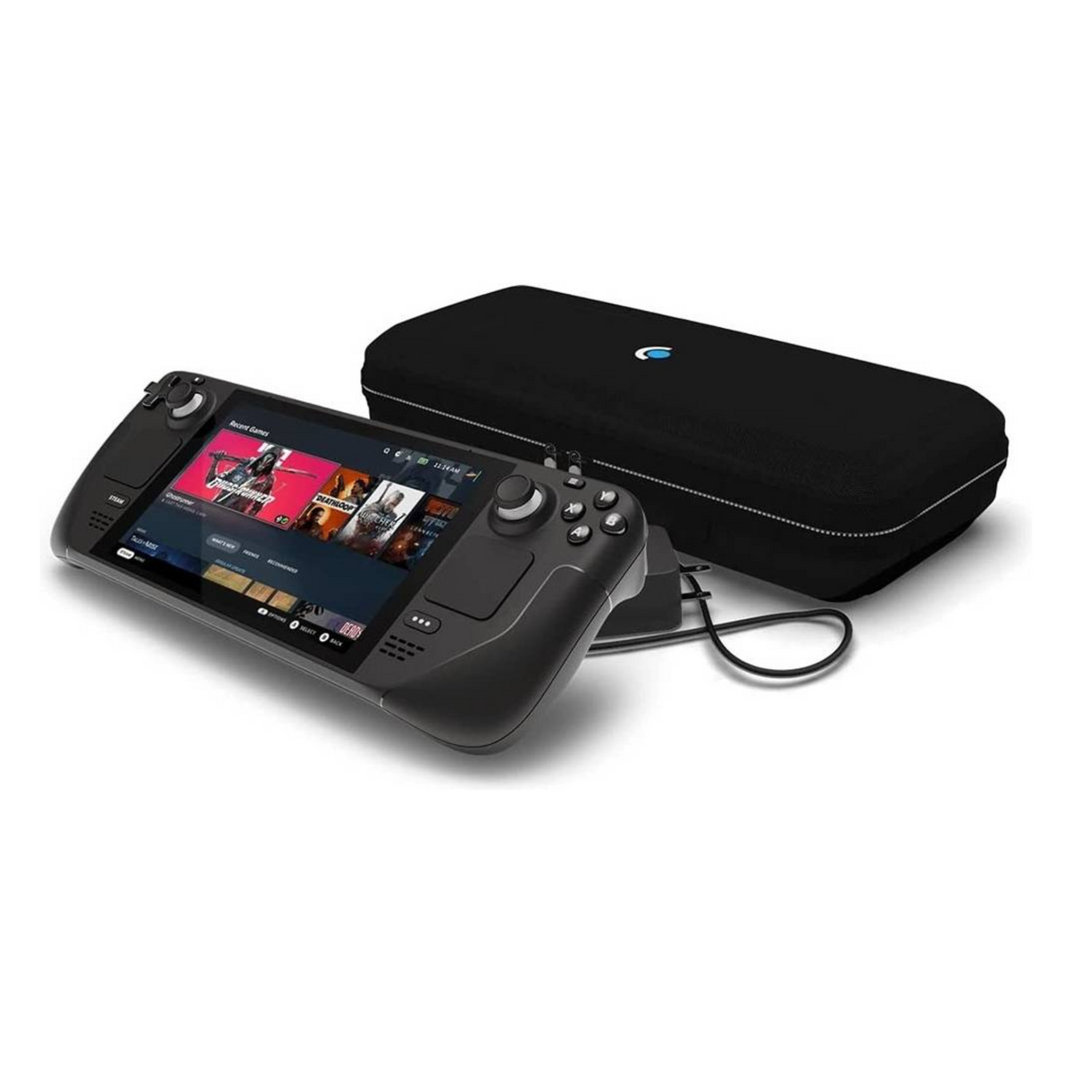 Valve Steam Deck 256GB Handheld Console, 7" 60Hz Touch Display, 16GB DDR5 RAM, BT 5.0, HD Haptics, 6-Axis IMU, SteamOS 3.0, 2-Band Wi-Fi, 40Whr Battery, USB-C, Black