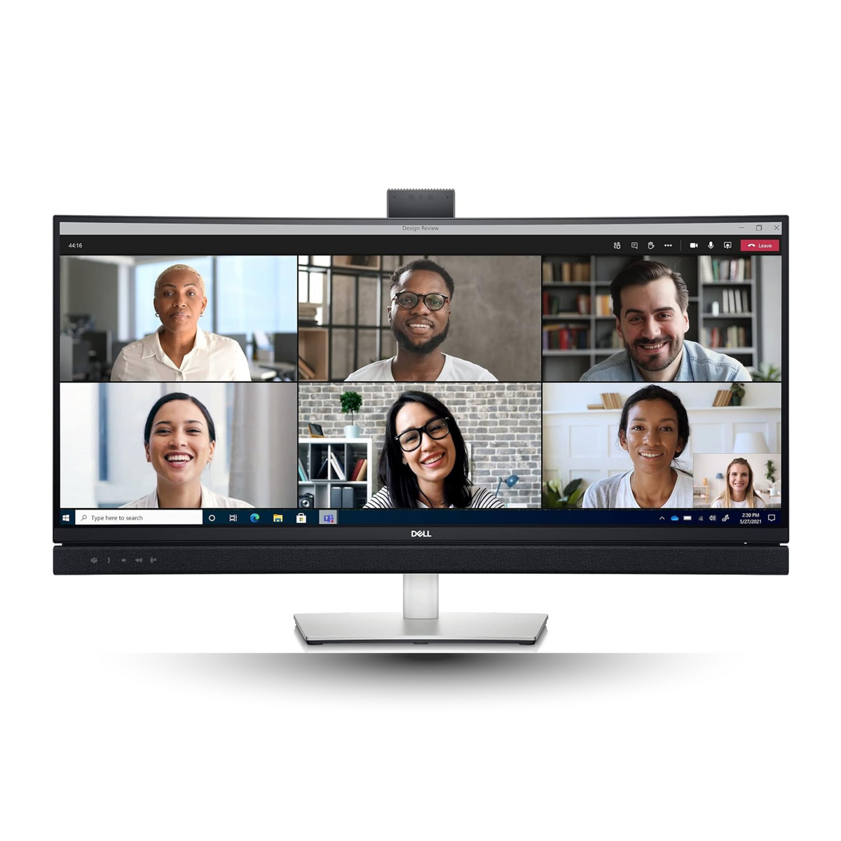 Dell C3422WE 34.1" WQHD Curved Screen Edge WLED LCD Monitor - 21:9 - Platinum Silver
